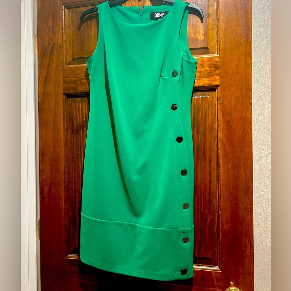 DKNY green Dress size 4 worn once!